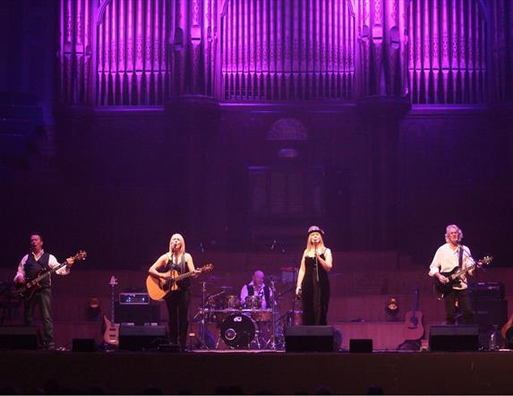 Image of Mack Fleetwood and the band on stage