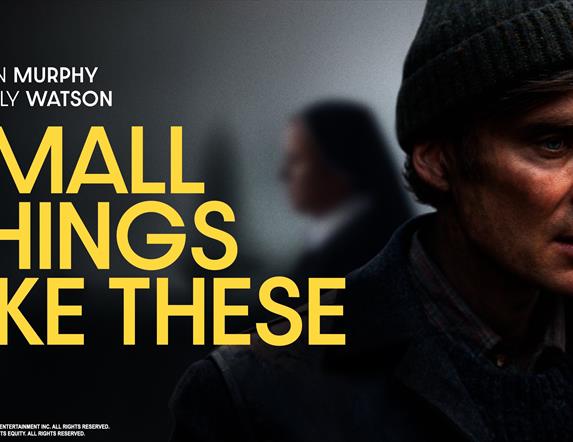 Poster from Small Things Like These featuring an image of Cillian Murphy