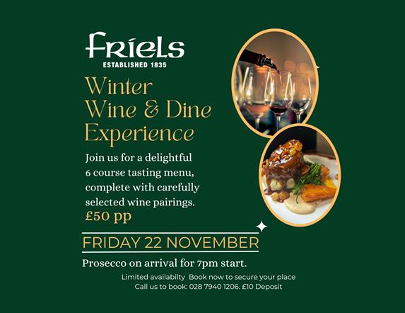 Winter Wine and Dine Experience