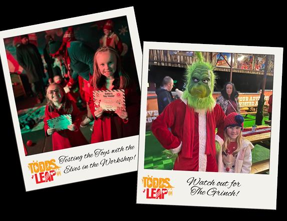 Santa's helpers and meeting the Grinch