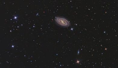 Stars and galaxies in deep space