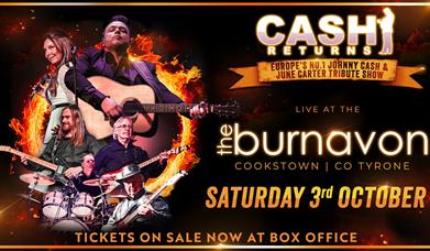 Cash returns to the Burnavon on Saturday 3rd October 