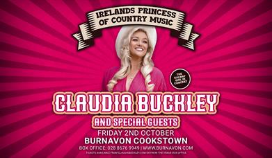 Claudia Buckley and special guests, Friday 2nd October 2026