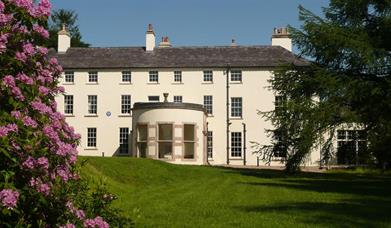 The front of Lissan House from the garden