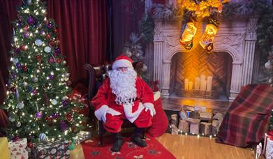 Image showing Santa at the Hill of the O'Neill & Ranfurly House