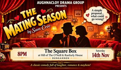 The Mating Season by Sam Cree. The Square Box at Hill of The O'Neill & Ranfurly House Dungannon. 8pm. 