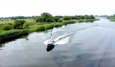 Person water skiing in Newferry