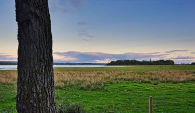Senior strolls at Lough Beg 