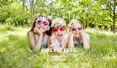 Kids eat free! Schools out Monday - Wednesday 
