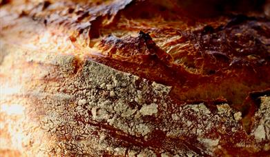 Close up image of a load of bread