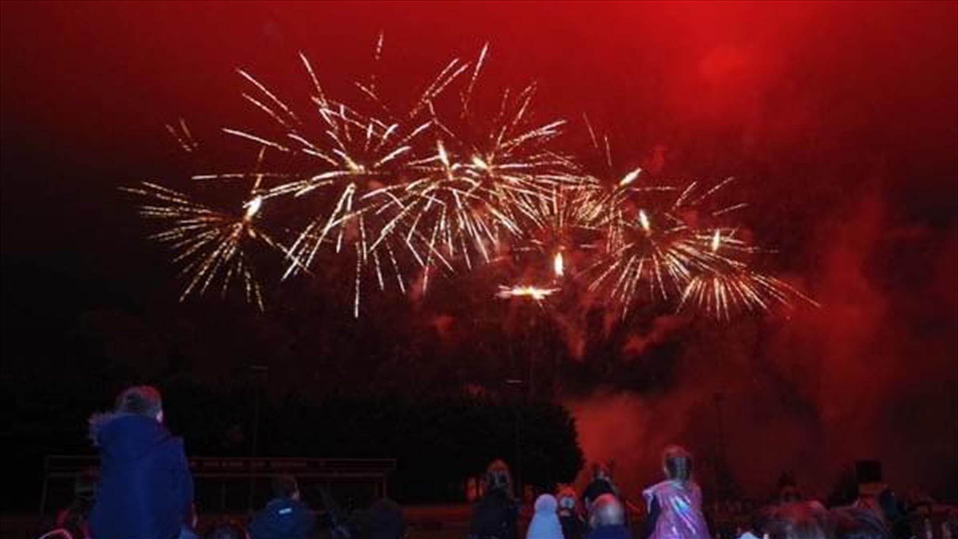 Halloween Fireworks show in Coalisland