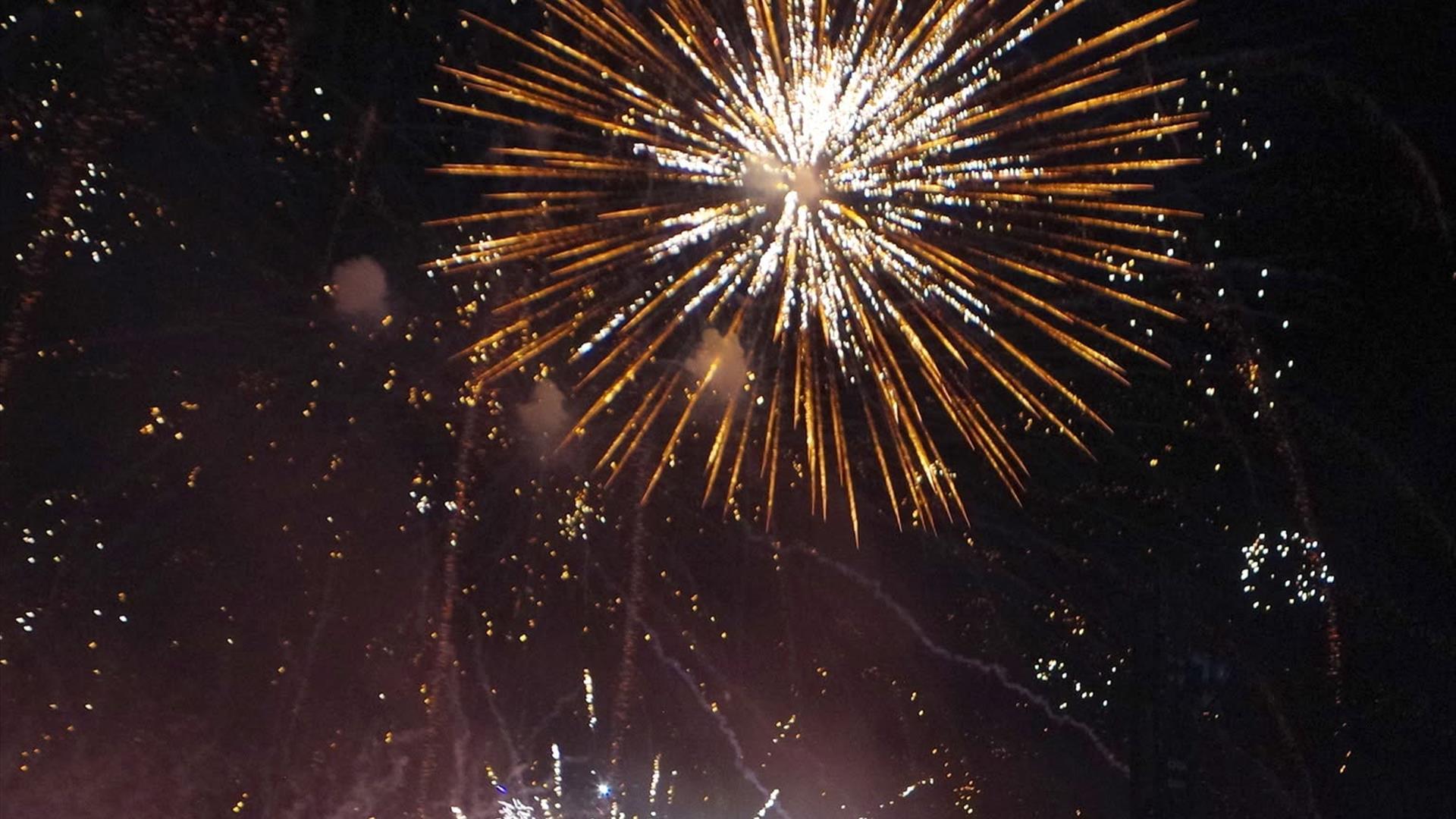 Fireworks at Dungannon Halloween