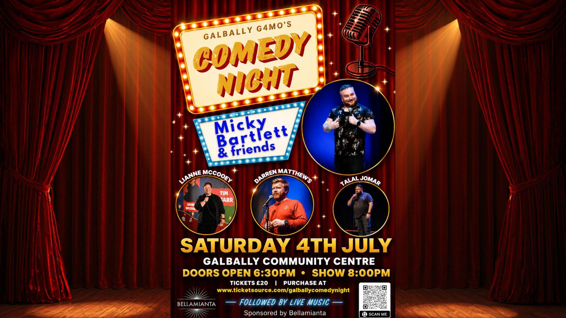 Comedy night 4th July