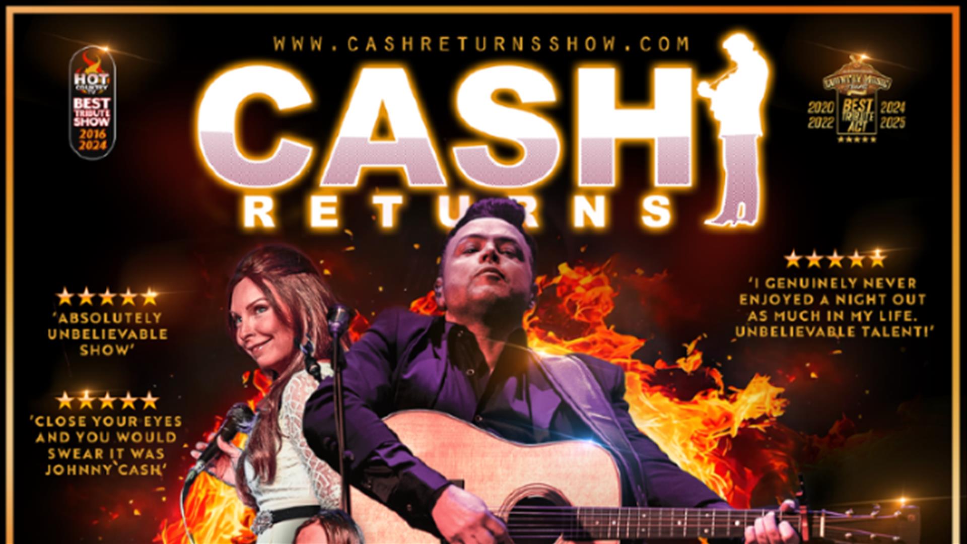 CASH RETURNS - 'I WALK THE LINE', 20th Anniversary Tour