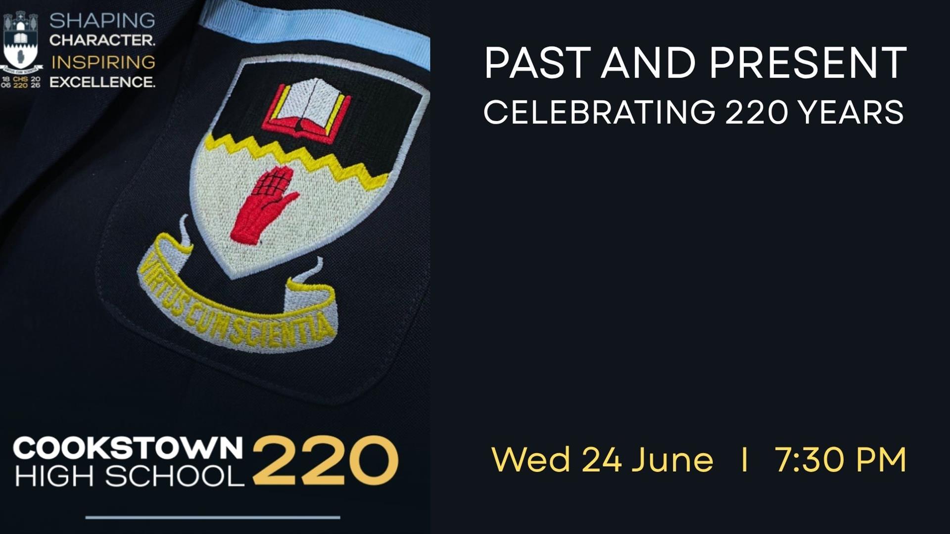 Past and present - Cookstown high school 220
