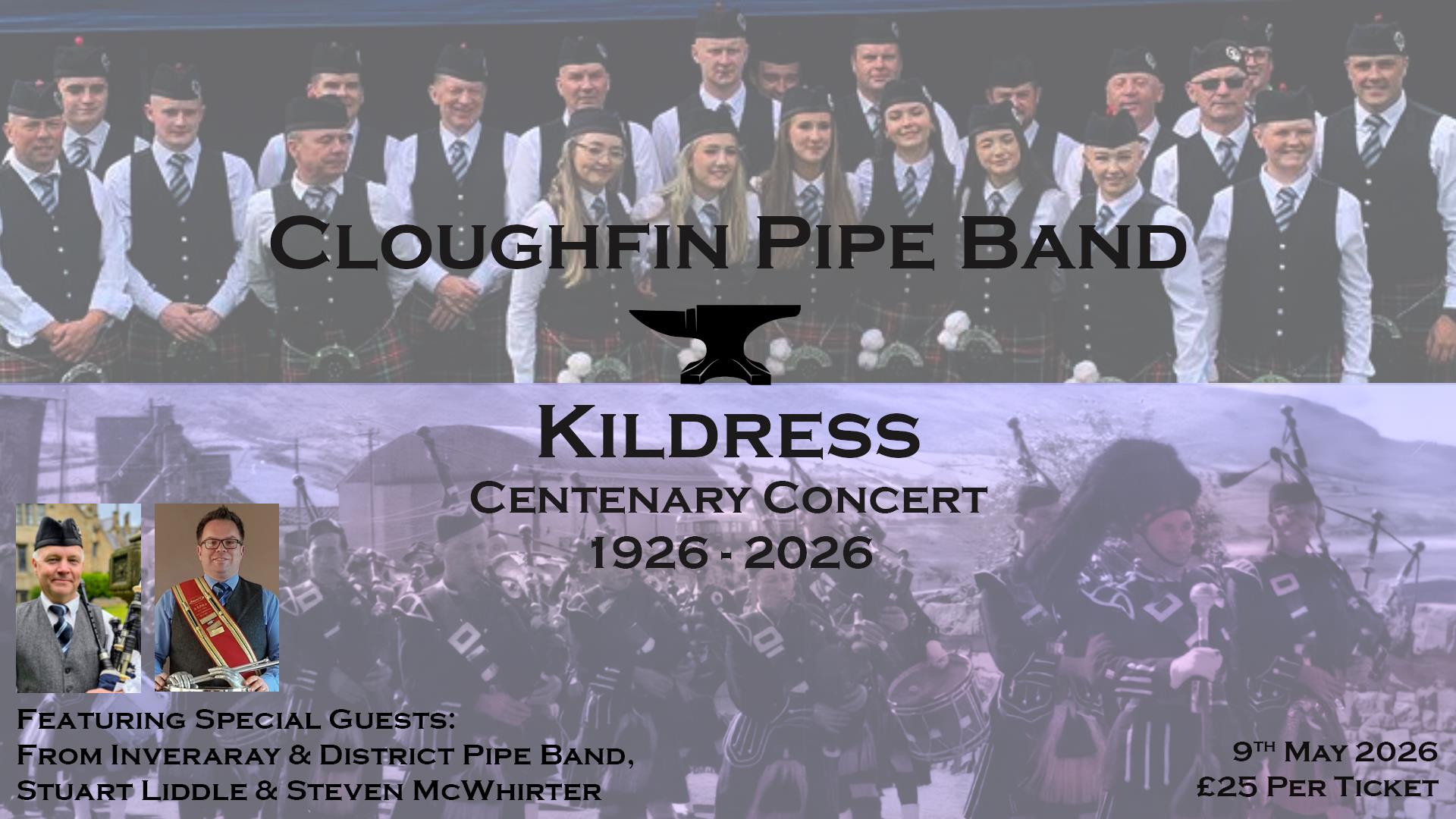 Cloughfin Pipe Band with Stuart Liddell & Steven McWhirter
