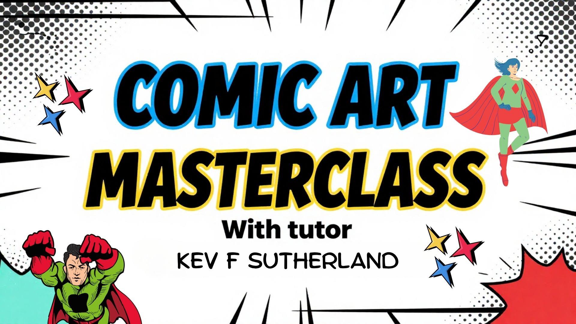 Comic art class