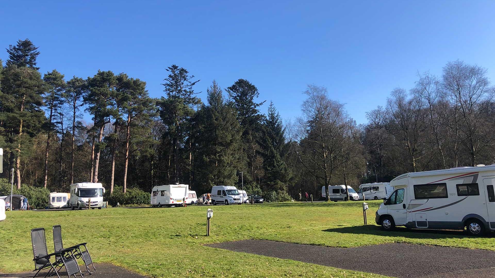 Caravan Park at Drum Manor Forest