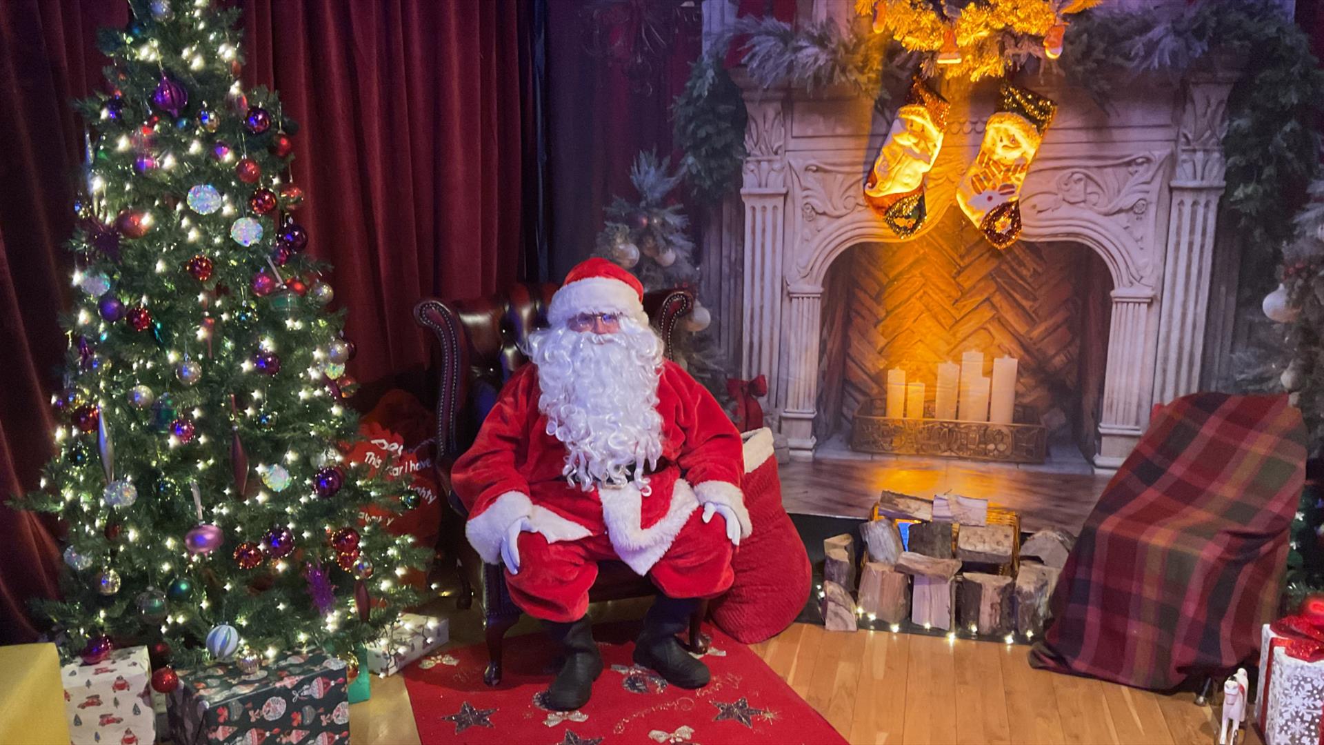 Image showing Santa at the Hill of the O'Neill & Ranfurly House