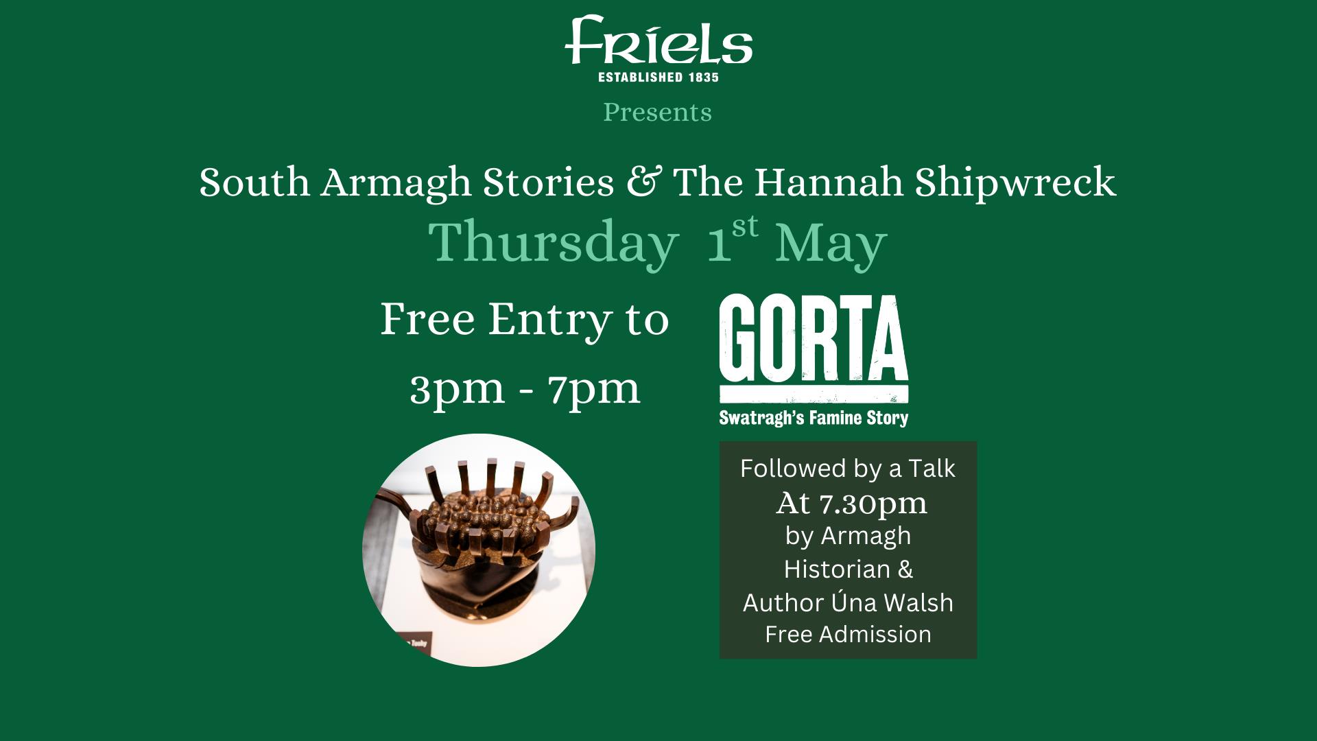 South Armagh Stories and The Hannah Shipwreck