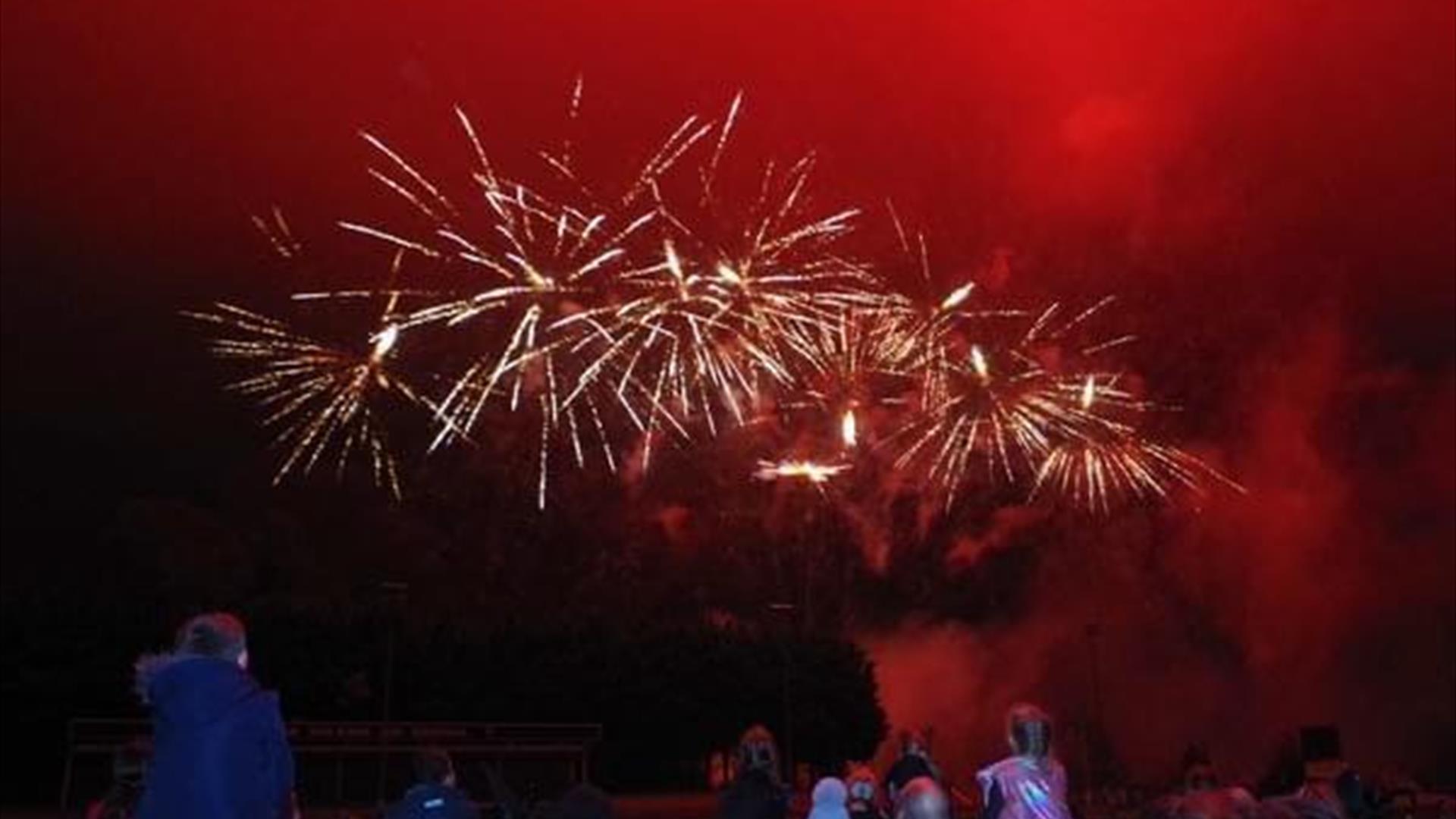 Halloween Fireworks show in Coalisland