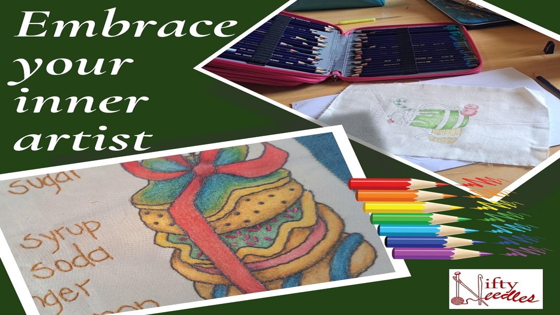 A Festive Day of Colour & Stitching  Come along to Hill of The O'Neill and Ranfurly House on 8 November for a calming and creative one-day workshop wh