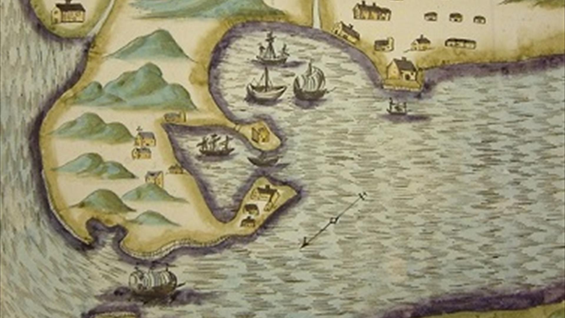 Old image of a map