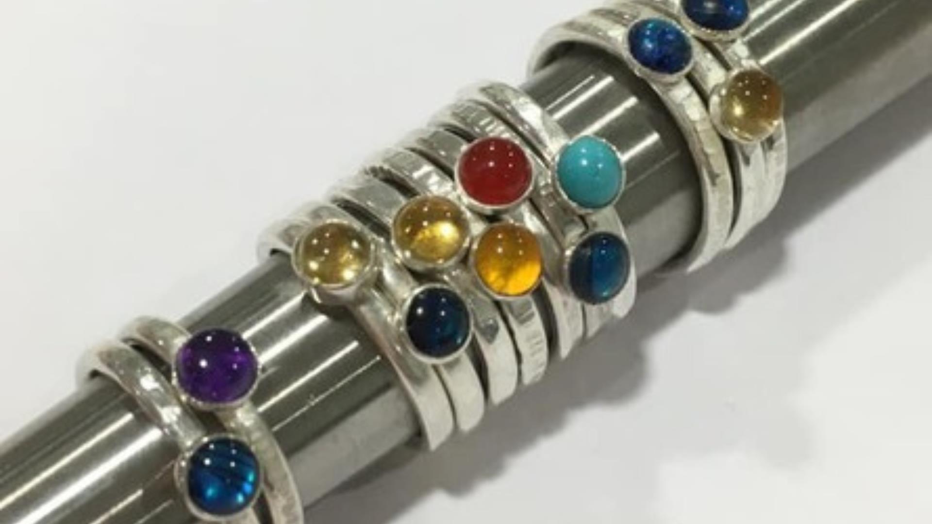 Silver Stacking Rings