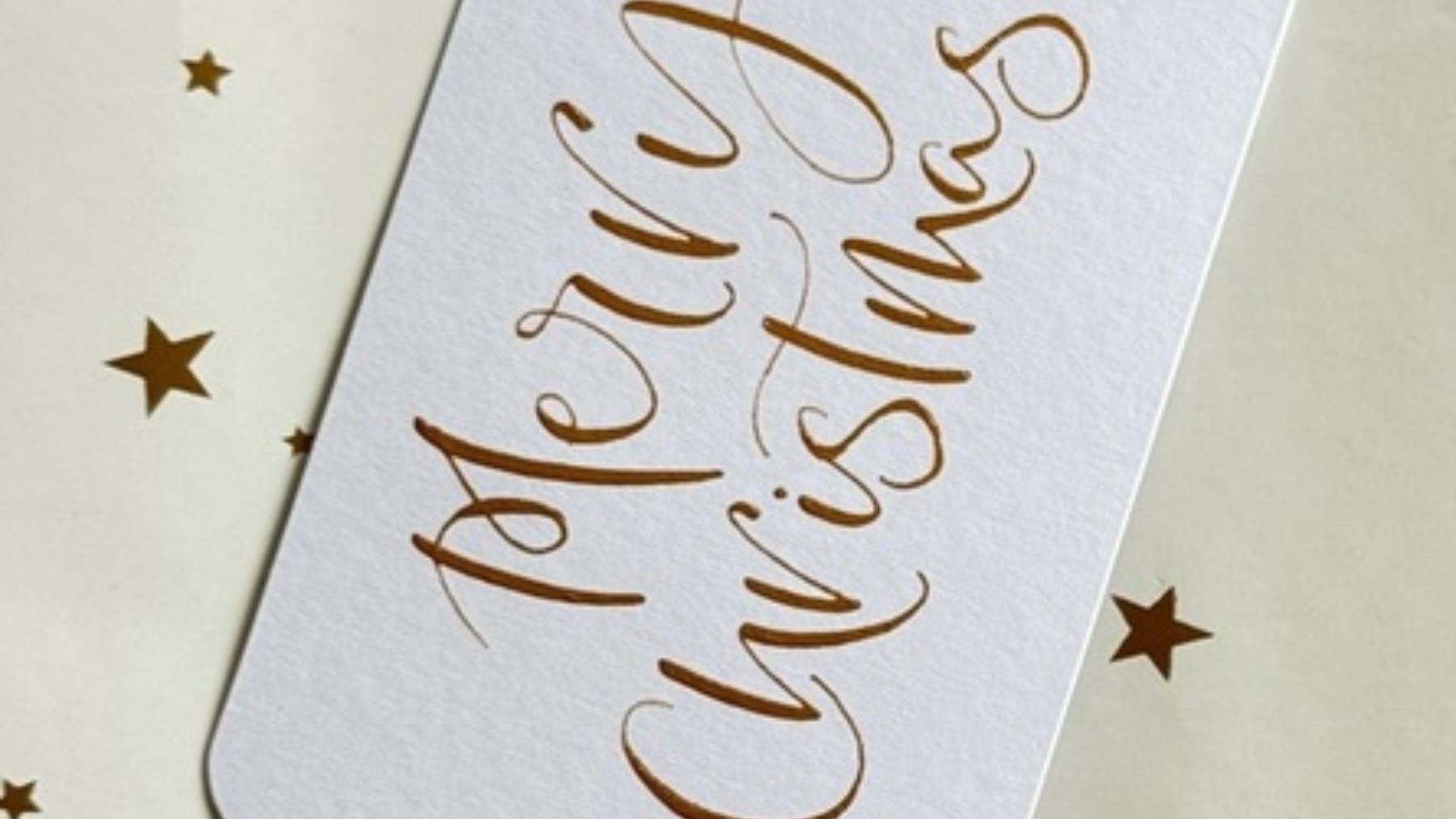 Christmas Calligraphy Workshop