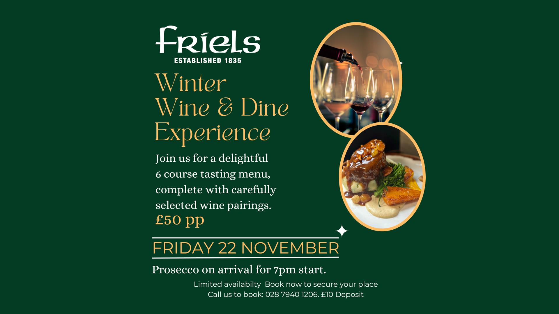 Winter Wine and Dine Experience