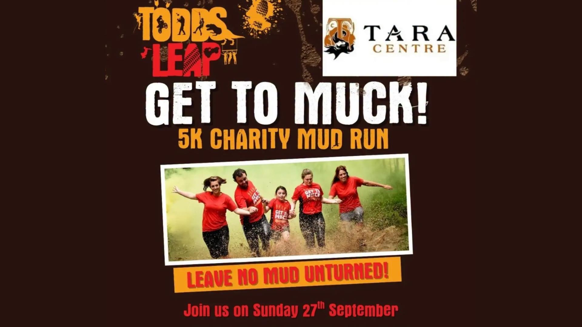 Charity mud run at Todds Leap