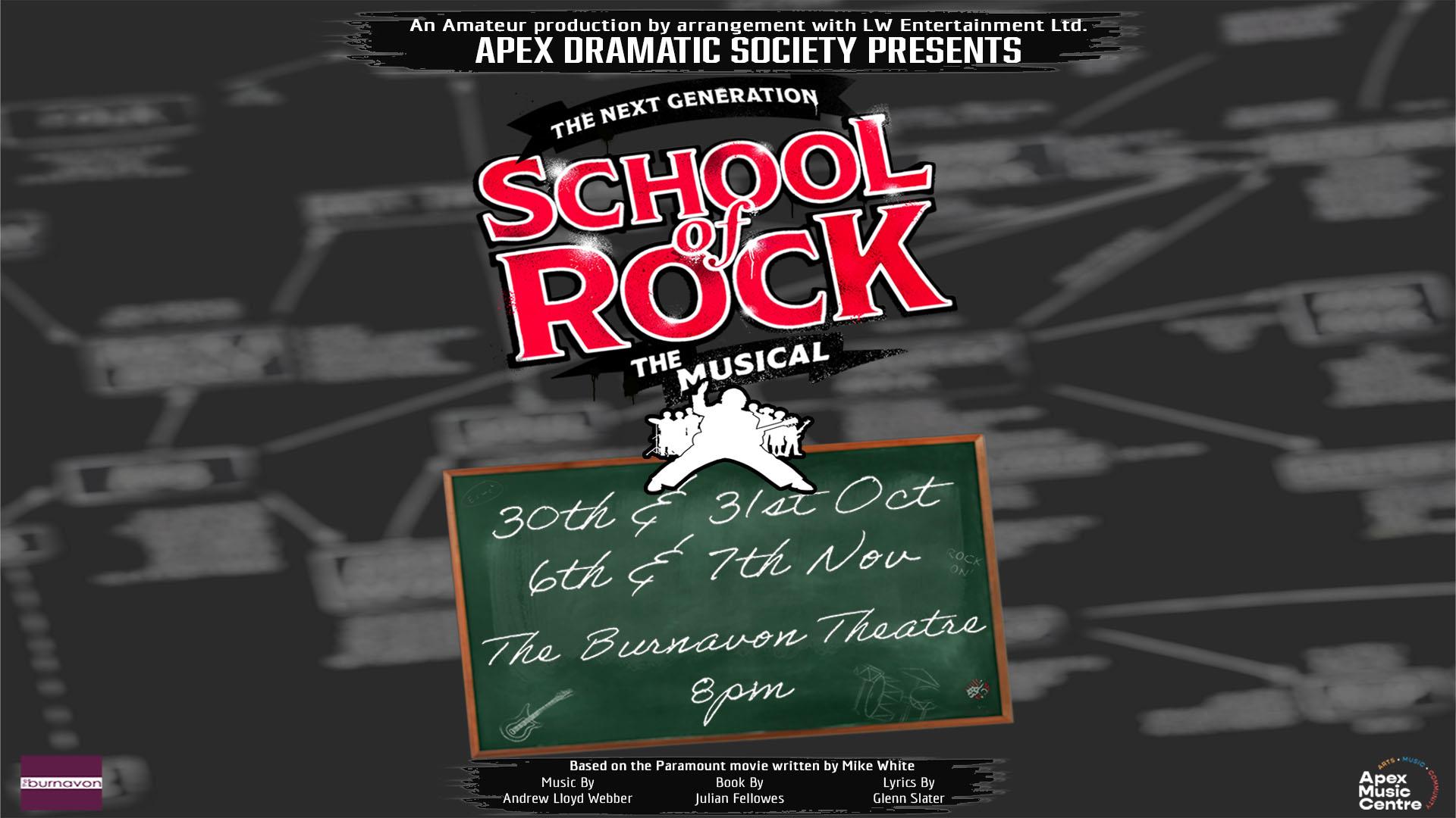 School of rock at the Burnavon