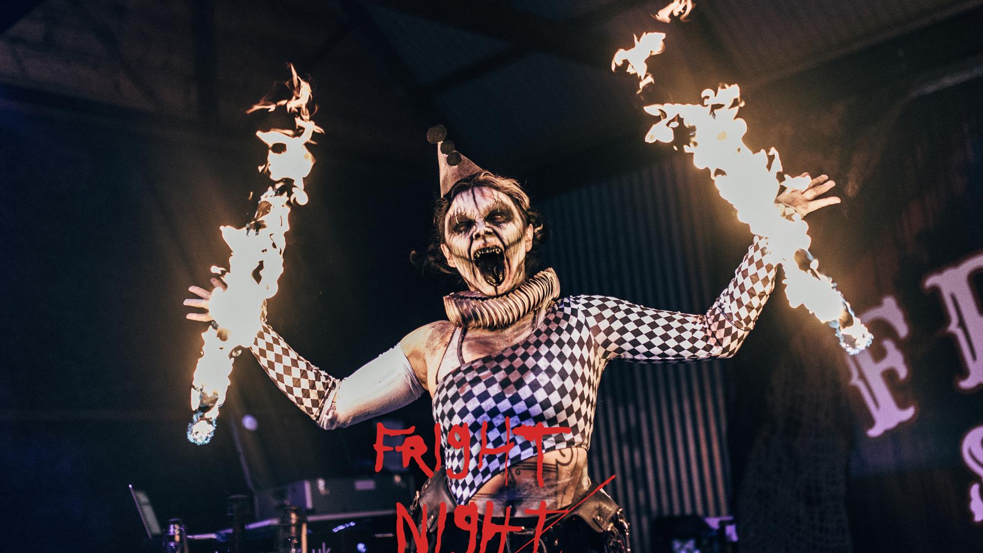 Fire performer at Fright Night