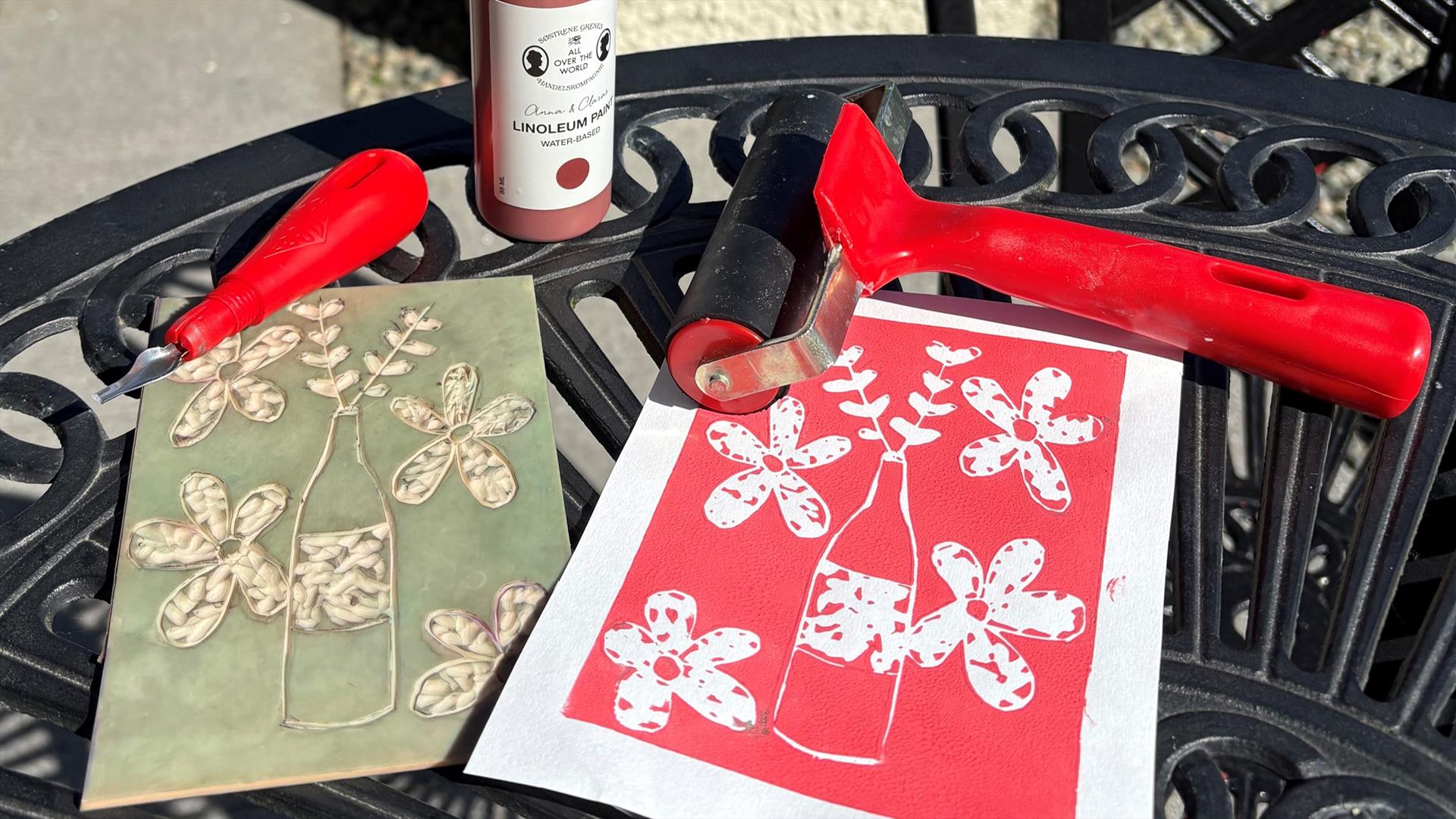 Wellness Wednesdays at An Croí – Lino Printing