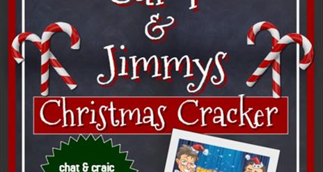 Poster promoting Carol and Jimmys Christmas cracker