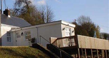 Outside side view of Annie's Cottage