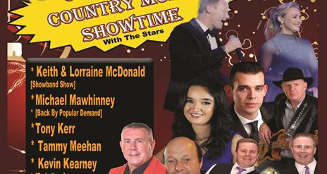 Image of all the stars of the Christmas Country Showtime