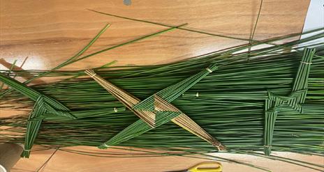 3 green St Brigid's cross