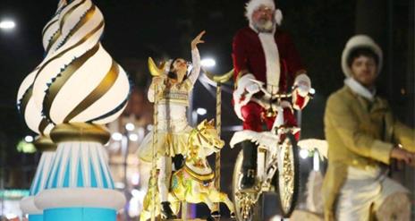 Dungannon Christmas Pageant during the Christmas lights switch on
