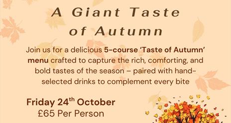 Flier promoting a Giant Taste of Autumn