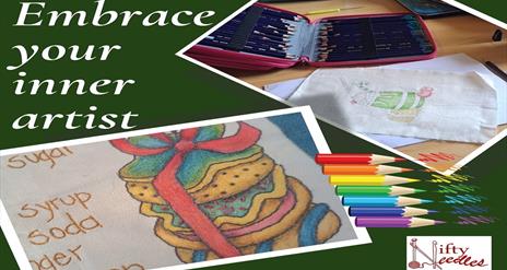 A Festive Day of Colour & Stitching  Come along to Hill of The O'Neill and Ranfurly House on 8 November for a calming and creative one-day workshop wh
