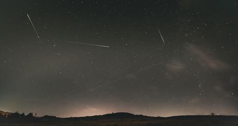 Image of meteor shower