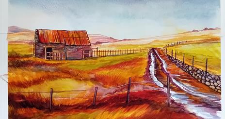 water colour painting