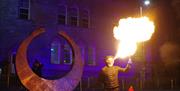 Fire performer at Dungannon Halloween