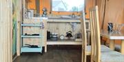 Image of the kitchen area of the accommodation