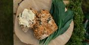 Wild Garlic Soda Bread