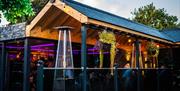 The exterior of the Orchard room at the Taphouse