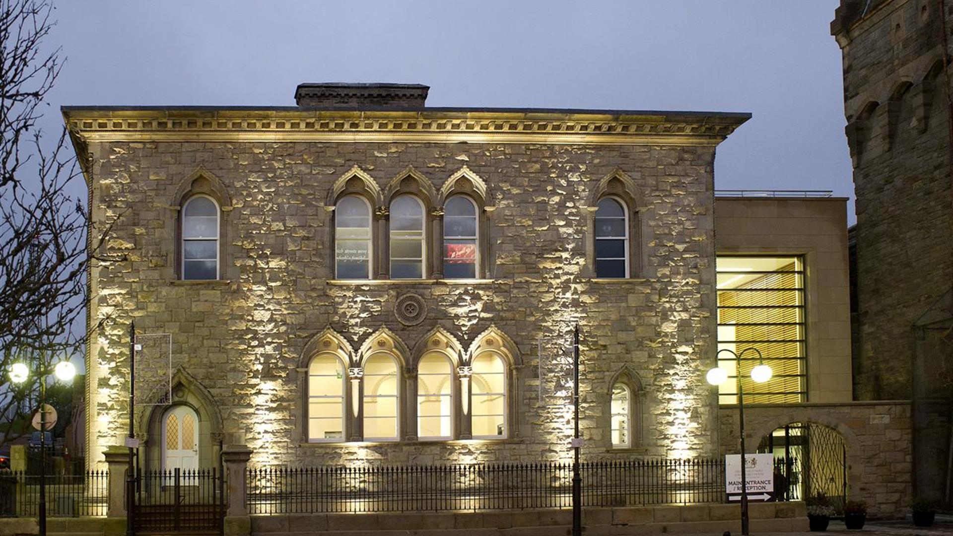 Image of the front of Hill of the O’Neill, Ranfurly House Arts & Visitor Centre.