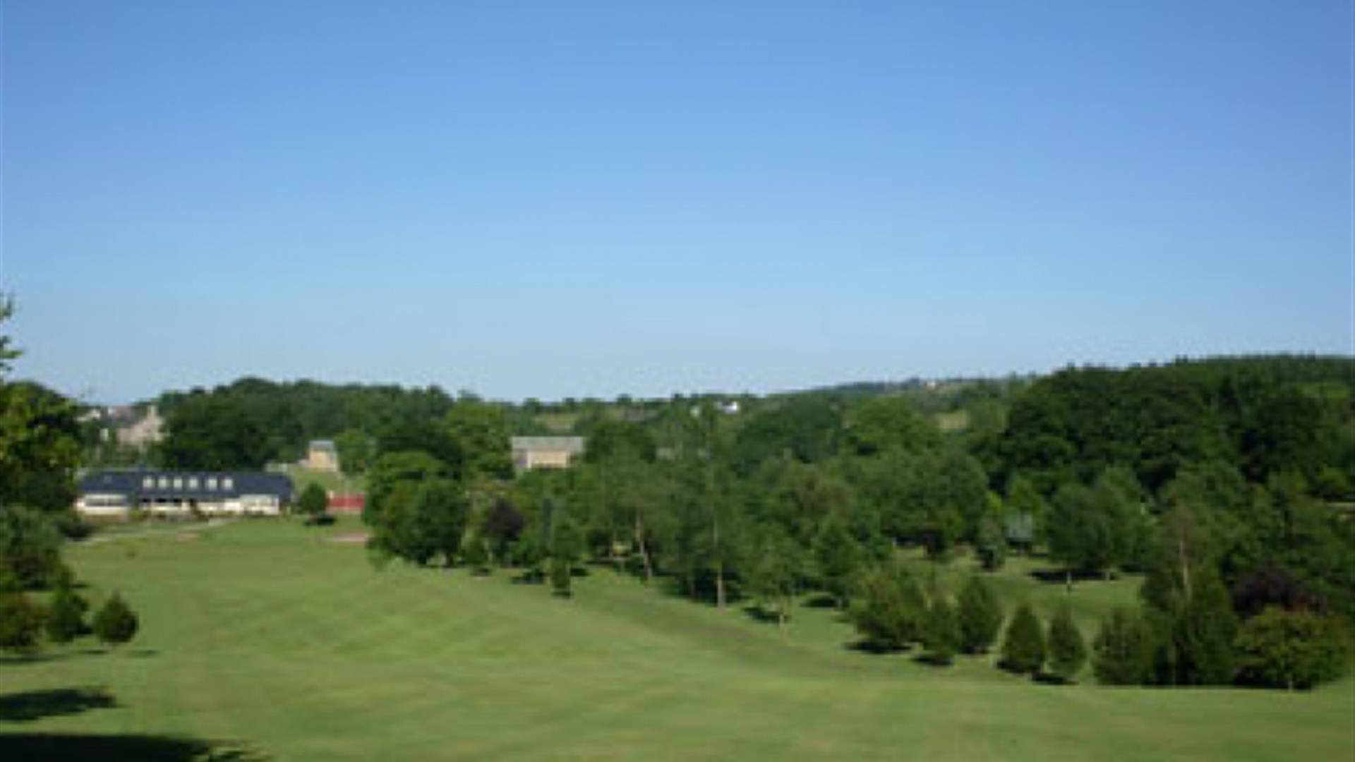 Image of part of the course and the sky