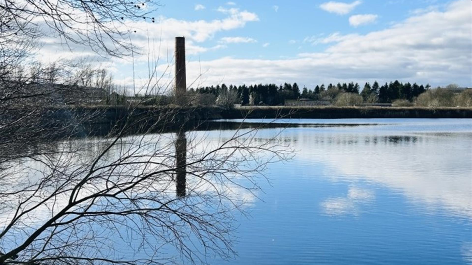 Image overlooking a lake